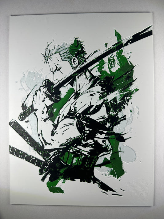 QUADRETTO RORONOA ZORO | ONE PIECE